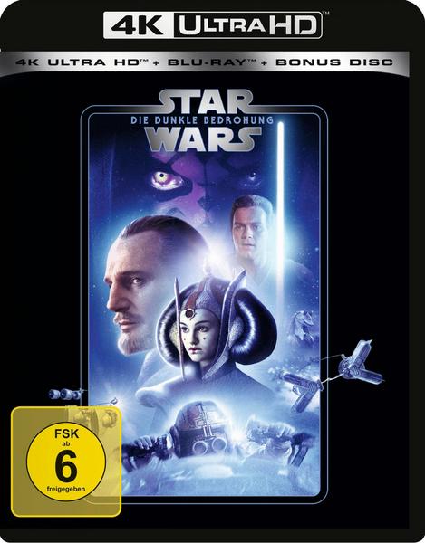 Star Wars Episode 1 - Dunkle Bedrohung (4K Ultra HD) (+ Blu-ray 2D) (+ Bonus-Blu-ray)