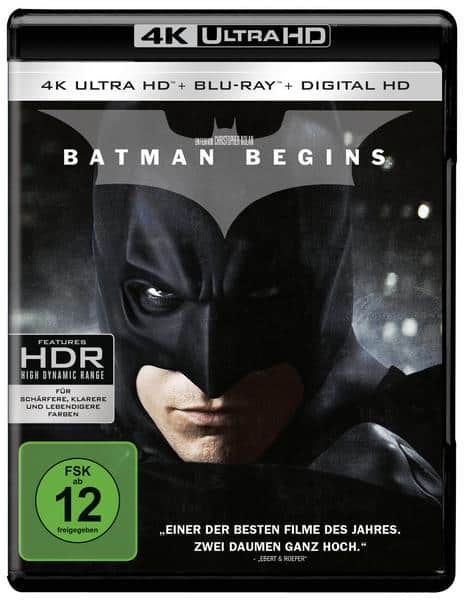 Batman Begins  (4K Ultra HD) (+ 2 Blu-rays)
