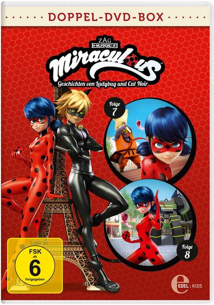Miraculous 7+8 - Geschichten von Ladybug und Cat Noir - Die DVD zur TV-Serie  [2 DVDs]