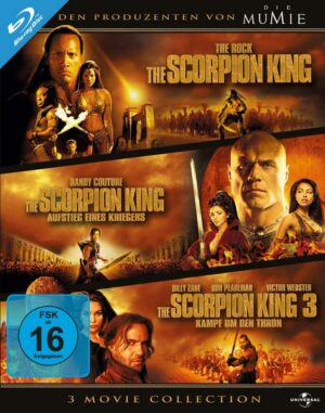 The Scorpion King 1-3 - Box  [3 BRs]