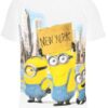 Minions - T-Shirt Gr. XL - New York (White)
