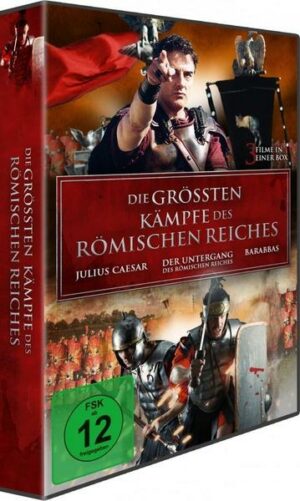 Die größten Kämpfe des Römischen Reiches: Der Untergang des Römischen Reiches - Julius Caesar - Barabbas  [3 DVDs]