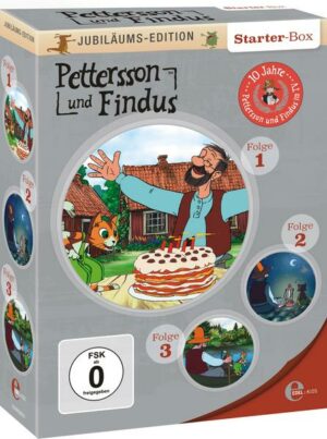 Pettersson und Findus - Folge 1-3 - Jubiläums-Edition/Starter-Box  [3 DVDs]
