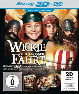 Wickie auf großer Fahrt in 3D - Premium Edition  (+ DVD)