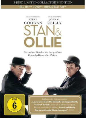 Stan & Ollie - 3-Disc Limited Collector's Mediabook  (+ DVD) (+ Bonus-Blu-ray)