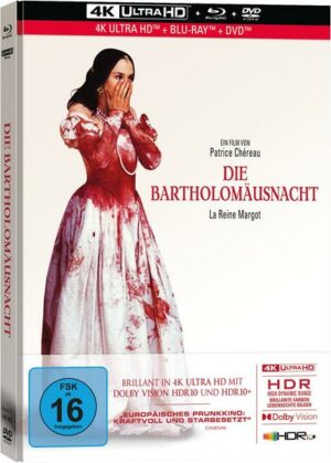 Die Bartholomäusnacht - 3-Disc Limited Collector's Edition im Mediabook  (4K Ultra HD) (+ Blu-ray 2D) (+ DVD)