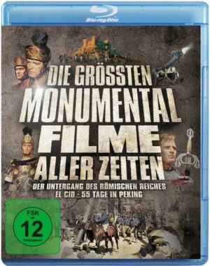Die grössten Monumentalfilme aller Zeiten  [3 BRs]