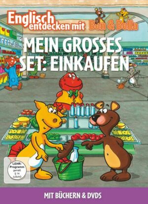 Ben & Bella - Mein grosses Set: Einkaufen  [2 DVDs] (+ Storybook und Sticker-Book)