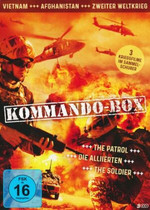 Kommando-Box - 3 Kriegsfilme im Sammelschuber  [3 DVDs]
