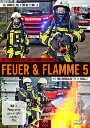 Feuer und Flamme - Mit Feuerwehrmännern im Einsatz - Staffel 5  [2 DVDs]