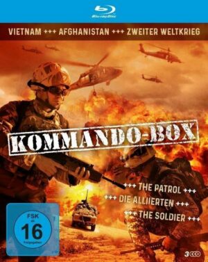 Kommando-Box - 3 Kriegsfilme im Sammelschuber  [3 BRs]