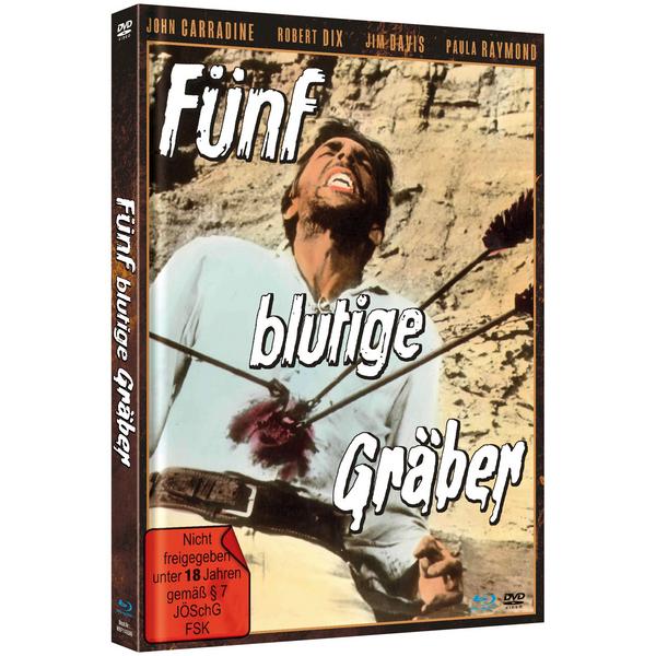 5 blutige Gräber - Mediabook - Cover A - Uncut - Limited Edition auf 500 Stück (+ DVD)