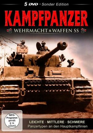 Kampfpanzer - Wehrmacht & Waffen SS  [5 DVDs]