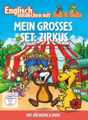 Ben & Bella - Mein grosses Set: Zirkus  [2 DVDs] (+ Storybook und Sticker-Book)