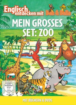Ben & Bella - Mein grosses Set: Zoo  [2 DVDs] (+ Storybook und Sticker-Book)