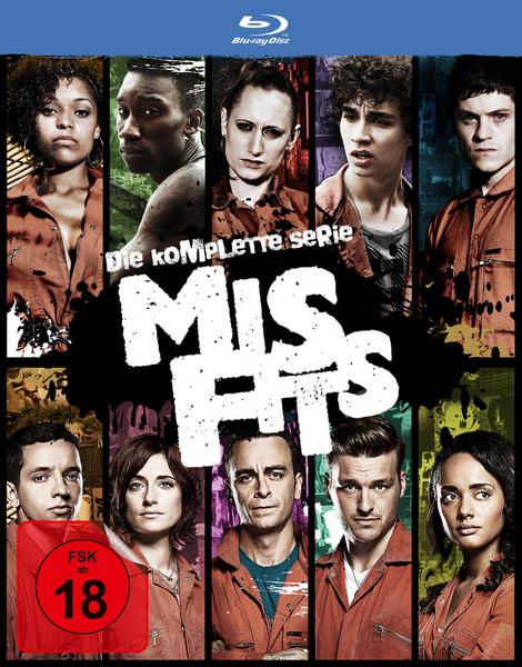 Misfits - Die komplette Serie  [10 BRs] (+ Poster)