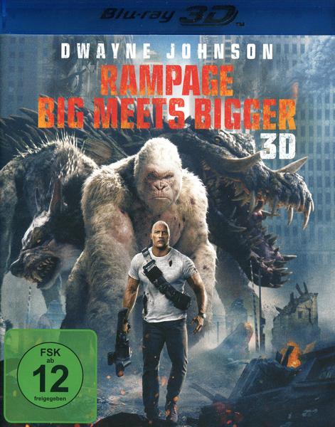 Rampage: Big Meets Bigger 3D [3D Blu-ray]