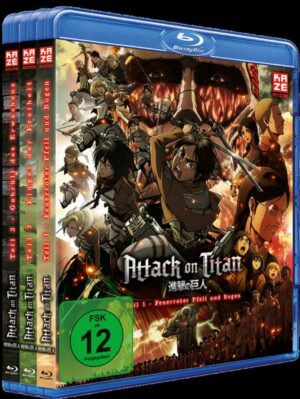 Attack on Titan - Anime Movie - Trilogie - Gesamtausgabe - ohne Schuber  [3 BRs]
