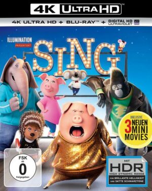 Sing  (4K Ultra HD) (+ Blu-ray)