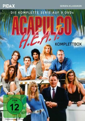 Acapulco H.E.A.T. - Komplettbox / Die komplette 48-teilige Agentenserie + umfangreiches Bonusmaterial (Pidax Serien-Klassiker)  [9 DVDs]