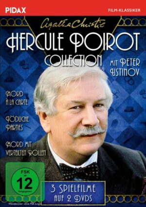 Agatha Christie: Hercule Poirot-Collection (Mord à la Carte + Mord mit verteilten Rollen + Tödliche Parties) (Pidax Film-Klassiker)  [2 DVDs]
