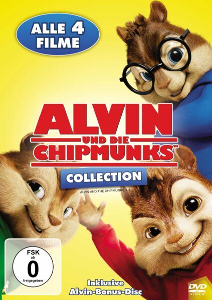 Alvin und die Chipmunks Collection - Teil 1-4  [5 DVDs]