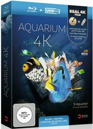 Aquarium 4K  Limited Edition (+ UHD Stick in Real 4K)