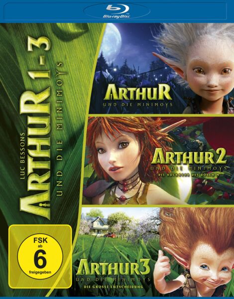 Arthur und die Minimoys 1-3  [3 BRs]