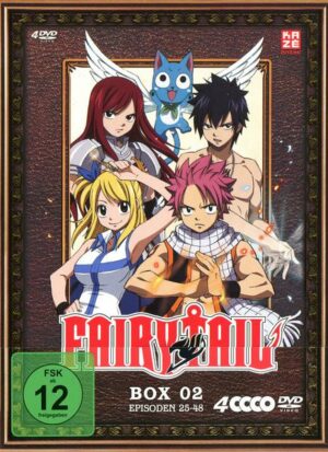 Fairy Tail - TV-Serie - Box 2  (Episoden 25-48)  [4 DVDs]