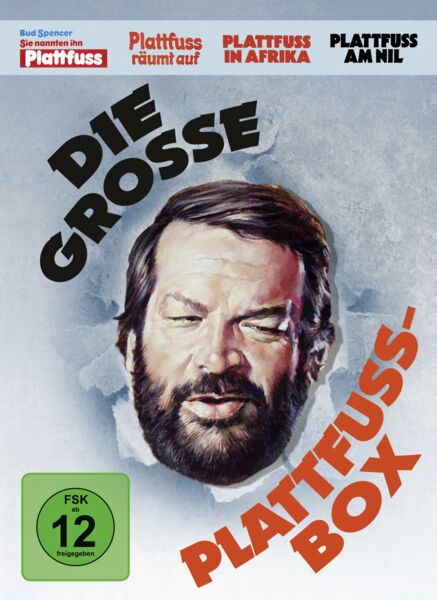 Bud Spencer - Die grosse Plattfuss-Box  [4 DVDs] (Remastered Version)
