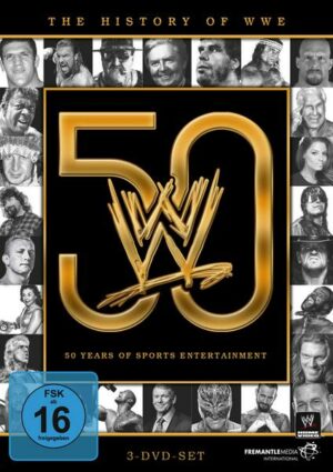 The History of WWE - 50 Years of Sports Entertainment  [3 DVDs]