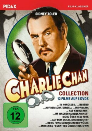 Charlie Chan - Collection / Zwölf spannende Kriminalfälle mit Sidney Toler (Pidax Film-Klassiker) [6 DVDs]