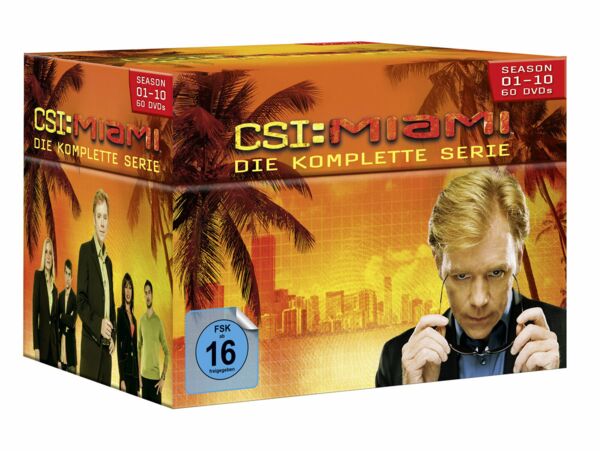 CSI: Miami - Season 1-10/Komplettbox  [60 DVDs]