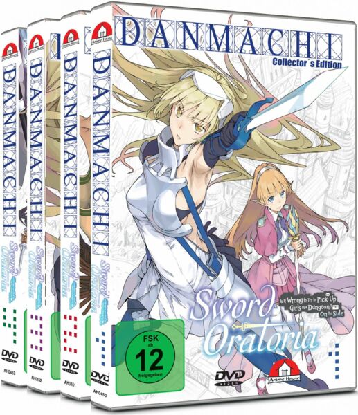 DanMachi - Sword Oratoria - Collector’s Edition - Bundle - Vol.1-4  [4 DVDs]