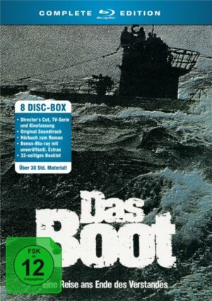 Das Boot - Complete Edition  (+ Bonus-BR) (+ CD-Soundtrack) (2 Hörbücher)  [4 BRs]