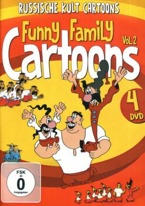 Funny Family Cartoons Vol. 2  [4 DVDs]
