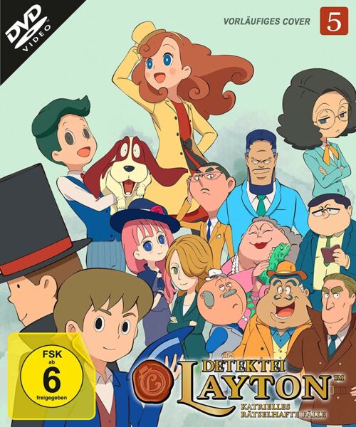 Detektei Layton - Katrielles rätselhafte Fälle: Volume 5 (Ep. 41-50)  [2 DVDs]