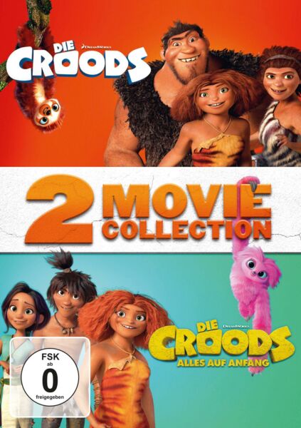 DIE CROODS 2 MOVIE COLLECTION Die Croods & Die Croods – Alles auf Anfang  [2 DVDs]