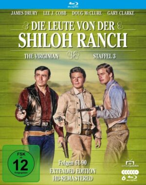 Die Leute von der Shiloh Ranch - Staffel 3 (HD-Remastered) (The Virginian: Extended Edition) (Fernsehjuwelen)  [6 BRs]