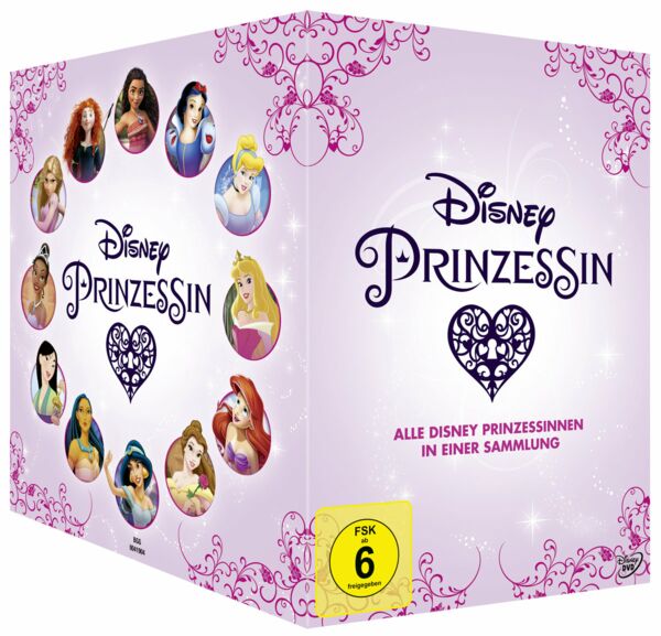 Disney Prinzessinnen Box  [12 DVDs]