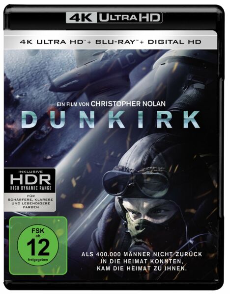 Dunkirk  (4K Ultra HD) (+ Blu-ray) (+ Bonus-Disc)
