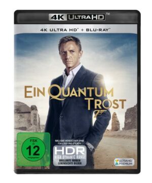 James Bond - Ein Quantum Trost  (4K Ultra HD) (+ Blu-ray 2D)