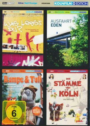 Kölnfilm Edition 2011: Was lebst Du?/Ausfahrt Eden/Rumpe & Tuli/Die Stämme  [4 DVDs]