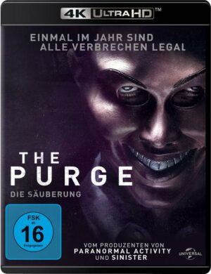 The Purge 1 - Die Säuberung  (4K Ultra HD) (+ Blu-ray 2D)