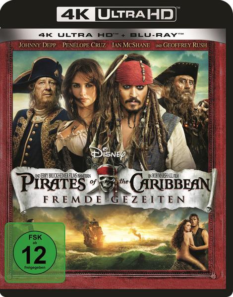 Pirates of the Caribbean 4 - Fremde Gezeiten  (4K Ultra HD) (+ Blu-ray 2D)