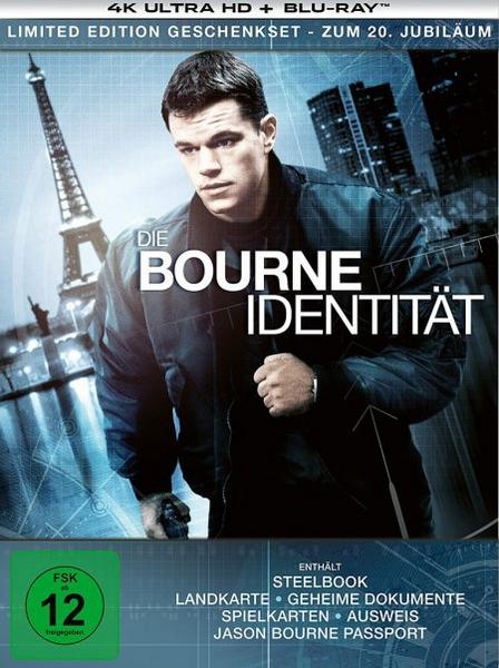 Die Bourne Identität - 4K UHD - Steelbook Plus - Exklusiv