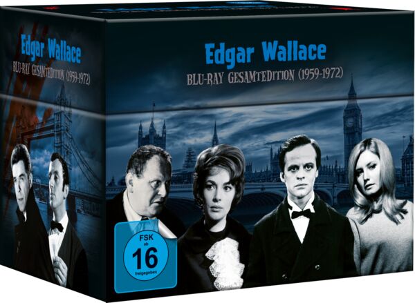 Edgar Wallace - Gesamtedition (1959-1972) (+ Bonus-DVD)  [34 BRs]