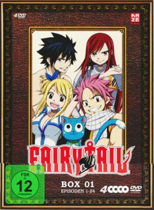 Fairy Tail - TV-Serie - Box 1  (Episoden 1-24)  [4 DVDs]