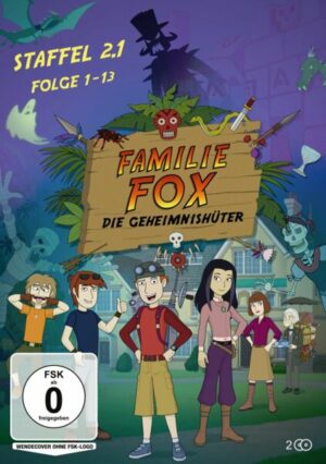 Familie Fox - Die Geheimnishüter Staffel 2.1 (Folge 1-13) [2 Discs]