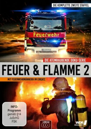 Feuer & Flamme - Mit Feuerwehrmännern im Einsatz - Staffel 2  [3 DVDs]